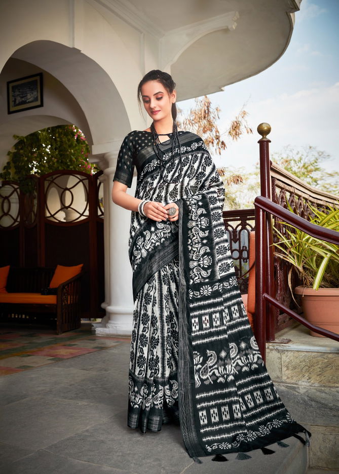 Shvetambar Black Patola Wholesale Designer Saree Catalog